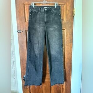 Old Navy Extra High Rise, Wide Leg black jeans, size 10 Tall